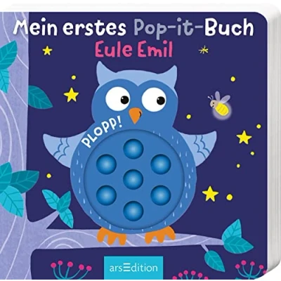 Abbildung von Mein erstes Pop it Buch Eule Emil: Plopp! Ein Spielbuch für kleine Kinder ab 18 Monaten