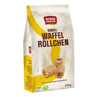 Abbildung von Dinkel Waffelröllchen Natur