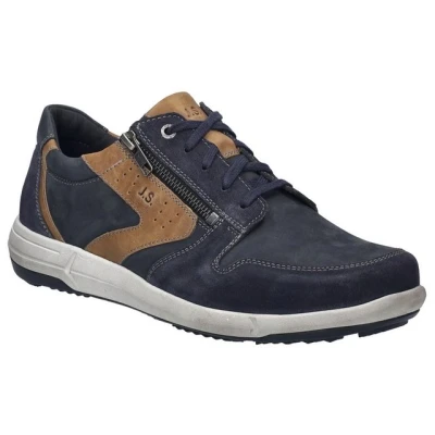 Abbildung von Josef Seibel Sportlicher Schnürer indigokombi, Herren, Größe: 41, Indigo kombi Schuhe