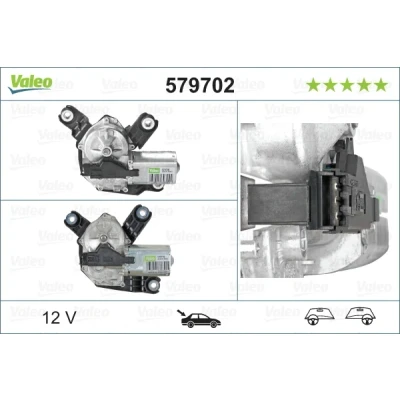 Abbildung von VALEO ORIGINAL PART 579702 Scheibenwischermotor 12 hinten für Links /Rechtslenker OPEL: Zafira B