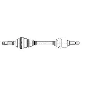 Abbildung von METELLI 17 1184 Antriebswelle 575 90,9 OPEL: Zafira B, Astra H Caravan, Schrägheck