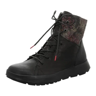 Abbildung von Think! Damen Comoda Leicht Gefütterte Nachhaltige Boots, 0000 Schwarz Kombi, 41 EU