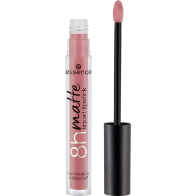 Abbildung von essence 8h matte liquid lipstick, Nr. 04, Nude, langanhaltend, mattierend, schnelltrocknend, matt, vegan, wasserfest, ölfrei, ohne Alkohol, 3er Pack (3x2.5ml)