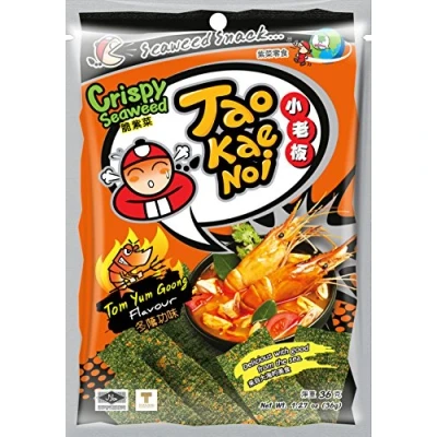 Abbildung von Taokaenoi Japanischer krokanter Seetang (Tom Yum) 6 x 32 g Asian Food Lovers