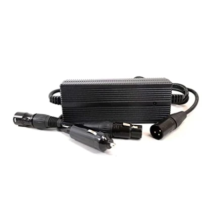 Abbildung von Enerpower DC Kfz Ladegerät 12V 24V Li Ion auf 29,4V 3A XLR 3, Rundstecker für Wohnmobile, Boote, LKW&#039;s etc. (XLR 3)