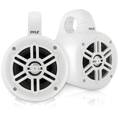 Abbildung von Pyle Waterproof Rated Marine Tower Speakers Compact Wakeboard Subwoofer Speaker System (4’&#039; inch, 300 Watt)