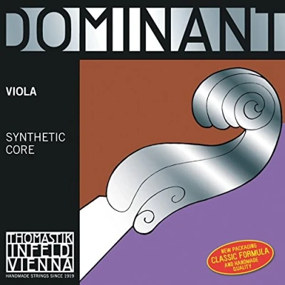 Abbildung von Thomastik 637015 Saiten für Viola Dominant Nylonkern, Satz 4/4 weich