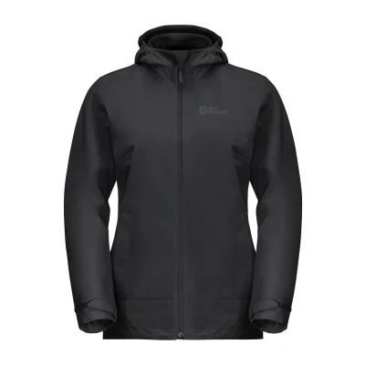 Abbildung von Jack Wolfskin Moonrise 3IN1 W Fleecejacke, Damen, Größe: Large, Black