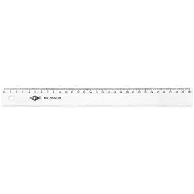 Abbildung von 20 x Wedo Lineal 30cm transparent