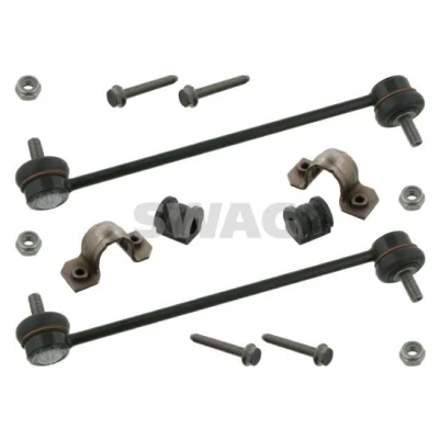 Abbildung von SWAG 30 93 7069 Reparatursatz, Stabilisatorlager Vorderachse mit Koppelstange VOLKSWAGEN: Polo IV Schrägheck, V Fox Schrägheck