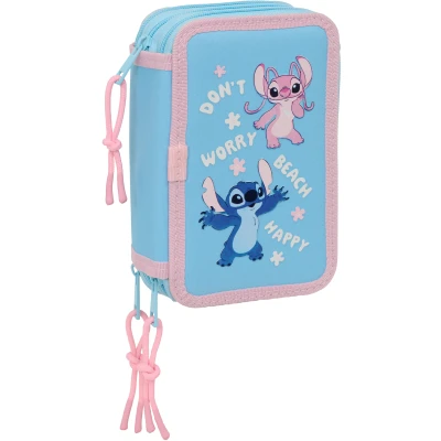Abbildung von Disney Lilo &amp; Stitch Dreifach Federmäppchen Happy
