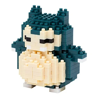 Abbildung von Nanoblocks NBPM012 Pokemon Snorlax, Bandai, Braun