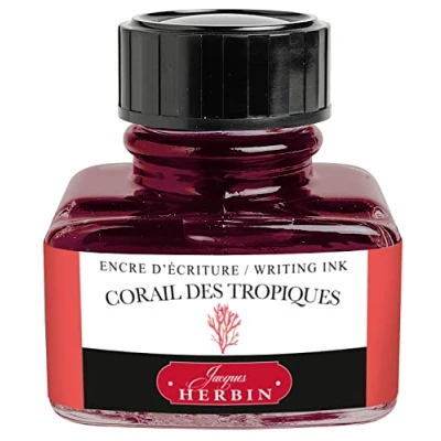Abbildung von 4 x Herbin Füllertinte 30ml corail tropique