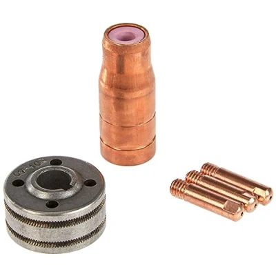 Abbildung von GYS Schweißkit Fülldraht, Durchmesser 0, 9 mm, gelb