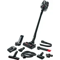 Abbildung von BOSCH Akku Stielstaubsauger &quot;Unlimited 8 Gen2 BSS825MULT, Schnellladegerät, 10 J. Motorgarantie&quot;, LED Licht, hohe Saugkraft, 45min Laufzeit, Mini Turbo Düse, grau
