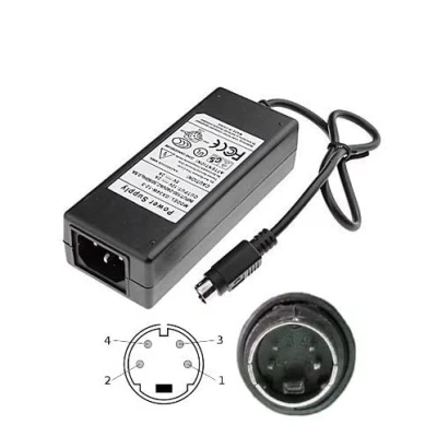 Abbildung von TOP CHARGEUR * Netzteil Netzadapter Ladekabel Ladegerät 12V 5V 2A 4 Pin Mini Din für Festplatte Lacie F.A. Porsche Design IDE 500 GB