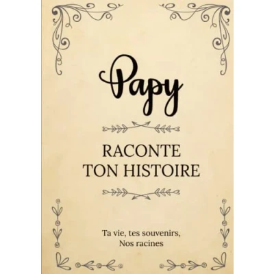 Abbildung von Papy raconte ton histoire Ta vie, tes souvenirs, nos racines: Parle nous de toi, dis tout sur toi ! Partage souvenirs avec Un ... ou Noël (L&#039;Histoire votre Famille)