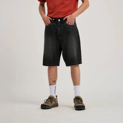 Abbildung von Santa Cruz Unisex Jeans Shorts, Größe: 28, Washed black