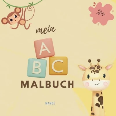 Abbildung von mein ABC Malbuch ab 2 Jahren: mit süßen Tierillustrationen