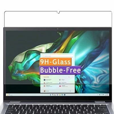 Abbildung von Vaxson 9H Härte Glas Folie, kompatibel mit Acer Aspire 3 Spin 14 A3SP14 31PT 14&quot; Laptop Sichtbarer Bereich, gehärtetem Schutzfolie Displayschutzfolie