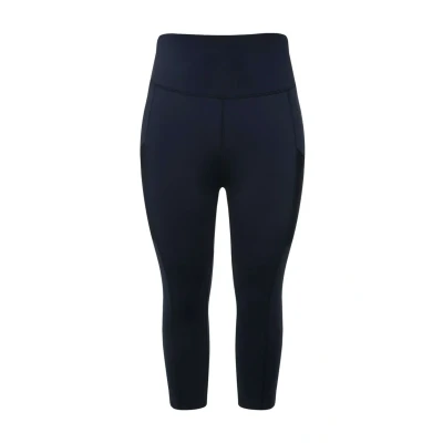 Abbildung von Ulla Popken Cropped Highwaisted Leggings Hosen, Damen, Größe: 42/44, Navy blue