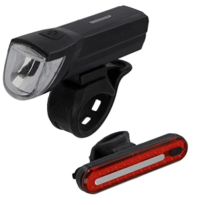 Abbildung von FISCHER Fahrrad Fahrradbeleuchtung LED Akku Bel. Set STOP 30/15
