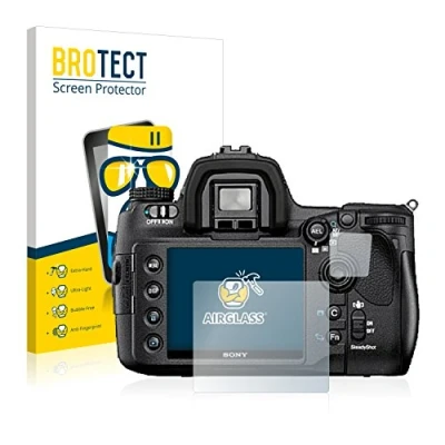 Abbildung von BROTECT Schutzglas für Sony Alpha 850 (DSLR A850) Schutzfolie Panzer Folie Glas [Extrem Kratzfest 9H, Anti Fingerprint, Ultra Transparent]