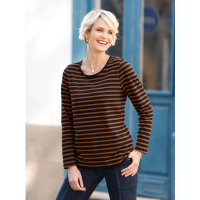 Abbildung von Classic Basics Langarmshirt &quot;Ringelshirt&quot;