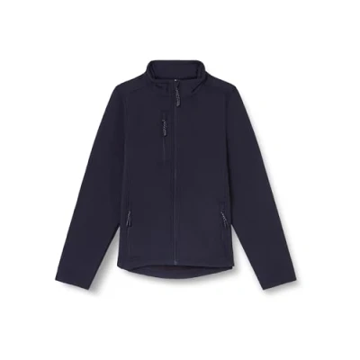 Abbildung von Mukua Unisex Kinder, Dunkelblau, Größe 7/8 Softshelljacke, Dunkles Marineblau, 7 8 Jahre