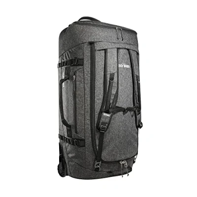Abbildung von Tatonka Trolley Duffle Roller 105 L Faltbare Reisetasche mit Rollen und Rucksackfunktion In eigener Deckeltasche verstaubar Liter Volumen (black)