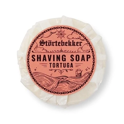 Abbildung von Störtebekker® Premium Rasierseife Tortuga 70g Handgefertigte Seife für ergiebigen Rasierschaum Perfekt die Rasur mit Rasierhobel &amp; Rasiermesser Vegane Damen Herren