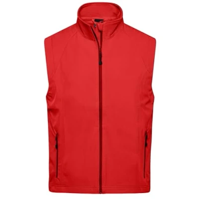 Abbildung von James &amp; Nicholson Herren Softshell Weste Praktische aus elastischem Farbe: red Grösse: XL