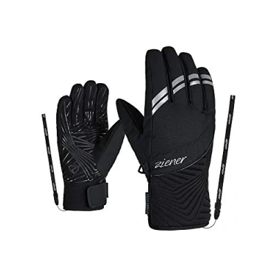 Abbildung von Ziener Damen Ski Handschuhe/Wintersport, Wasserdicht, Atmungsaktiv KIWA AS, Black, 6,5, 801166