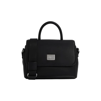 Abbildung von Tommy Jeans American COOL FLAP Crossover Handtasche, Damen, Größe: One Size, Black