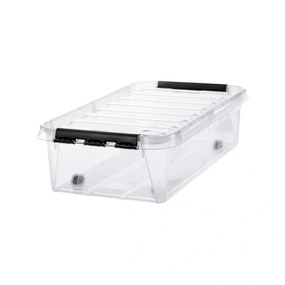 Abbildung von ORTHEX SmartStore Classic 35 Box mit Rollen 31 Liter 72 x 40 19cm transparent