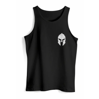 Abbildung von Neverless LOGO Spartaner Gladiator Krieger Fashion GYM Streetstyle Muskel Top Schwarz weiss, Herren, Größe: Small, weiss
