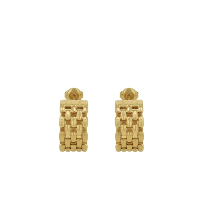 Abbildung von JOOP! Creolen Edelstahl Damen Ohrschmuck, 2 cm, Gold, Kommt in Schmuck Geschenk Box, 2038976