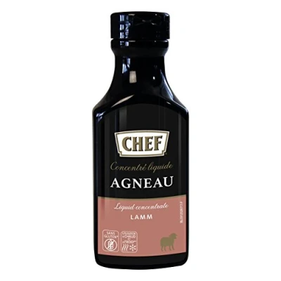 Abbildung von CHEF Flüssiges Konzentrat Lamm, Geschmacksboost für Herzhafte Fleischgerichte, 100% Natürlicher Geschmack, 1er Pack (1 x 200ml)