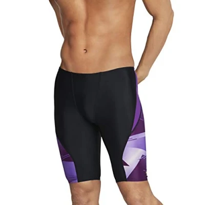 Abbildung von Speedo Herren Badeanzug Jammer Prolt bedruckt Teamfarben Badehose, Herren, Schwimm Slips, MPROLTTEAMPRINTJAMMER, Lane Purple, 116