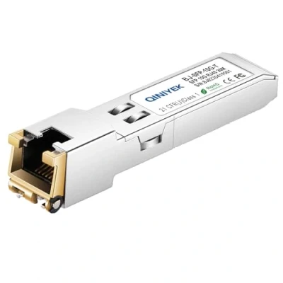 Abbildung von QINIYEK SFP+ auf RJ45 Modul, 10Gbase T Mini Gbic Transceiver, kompatibel mit Cisco SFP 10G S, Meraki, Ubiquiti UniFi UF 10G, Fortinet, TP Link TL SM5310 und mehr