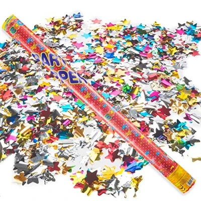 Abbildung von Goods+Gadgets Konfetti Kanone XXL Blaster 100 cm, Shooter Party Popper