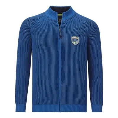 Abbildung von Jan Vanderstorm Strickjacke, Herren, Größe: XL, Royal blau