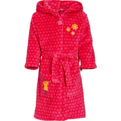 Abbildung von Playshoes Unisex Kinder Fleece Bademantel Morgenmantel, pink Die Maus, 134/140