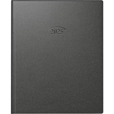 Abbildung von BRUNNEN Buchkalender Modell Manager Wt 7 weektimer (2025), 2 Seiten = 1 Woche, 210 x 260 mm, 160 Seiten, Kunststoff Einband Artistico, schwarz