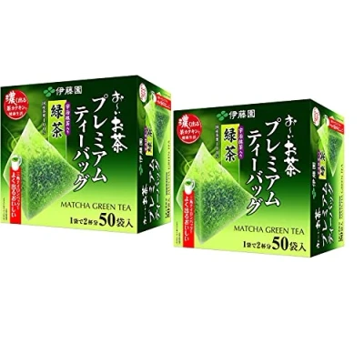 Abbildung von Itoen O ～ i Ocha Premium Matcha Grüntee, Japanischer Grüntee Ryokucha mit Uji, 1,8g Teebeutel, Packung 2 Boxen (Total 100 Beutel), Hergestellt in Japan