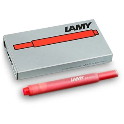 Abbildung von Lamy T10 Tintenpatronen, rot, 5 Packungen