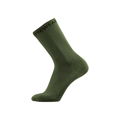 Abbildung von GORE WEAR Unisex R3 Thermo Tights Socken, Utility Green, 38 40 EU
