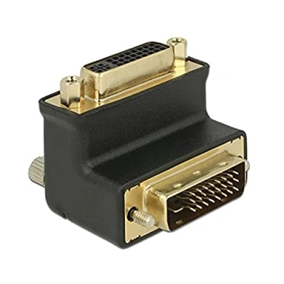 Abbildung von DeLock 65866 DVI D I Schwarz Kabelschnittstellen /Adapter (DVI D, I, männlich/weiblich, Schwarz)