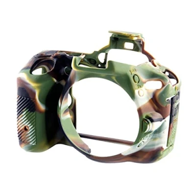 Abbildung von easyCover Silikon Kameratasche Schutz für Ihre Kamera Nikon D5500/D5600 Camouflage