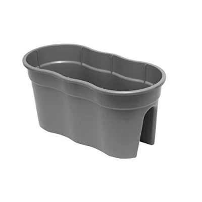 Abbildung von KHW Balkonkasten &quot;Flowerclip XL&quot;, (Set, 2 St.), BxTxH: 57x27x28 cm